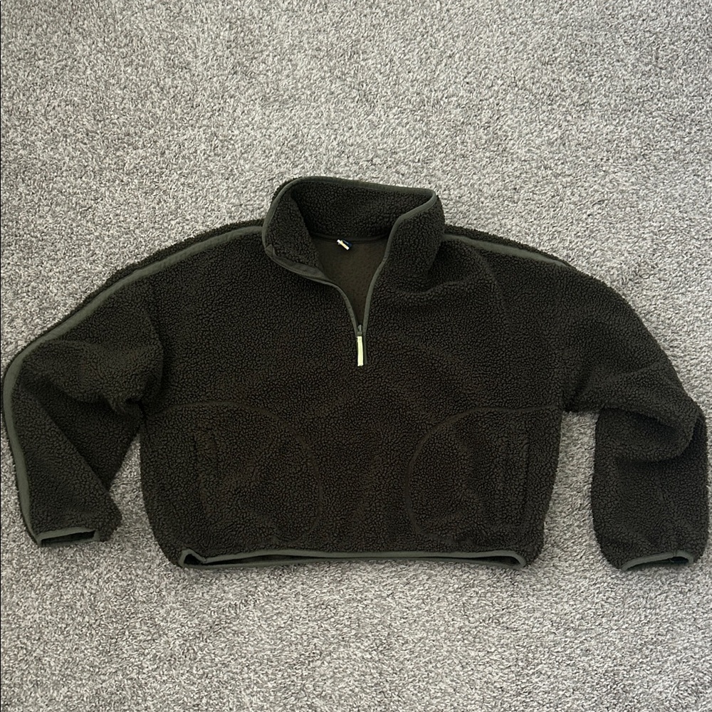 Old navy half zip Sherpa